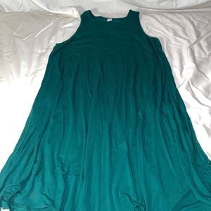 old navy green dress size medium.